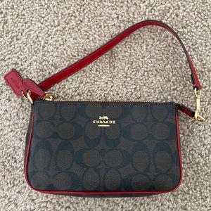 Coach Mini Monogramed shoulder bag